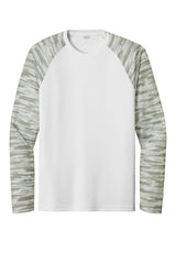 Sport-Tek® Drift Camo Colorblock Long Sleeve Tee ST376LS