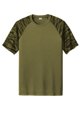 Sport-Tek® Drift Camo Colorblock Tee ST376