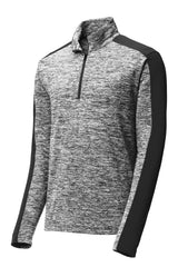 Sport-Tek® PosiCharge® Electric Heather Colorblock 1/4-Zip Pullover. ST397 - hero