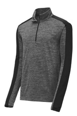 Sport-Tek® PosiCharge® Electric Heather Colorblock 1/4-Zip Pullover. ST397