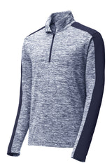 Sport-Tek® PosiCharge® Electric Heather Colorblock 1/4-Zip Pullover. ST397
