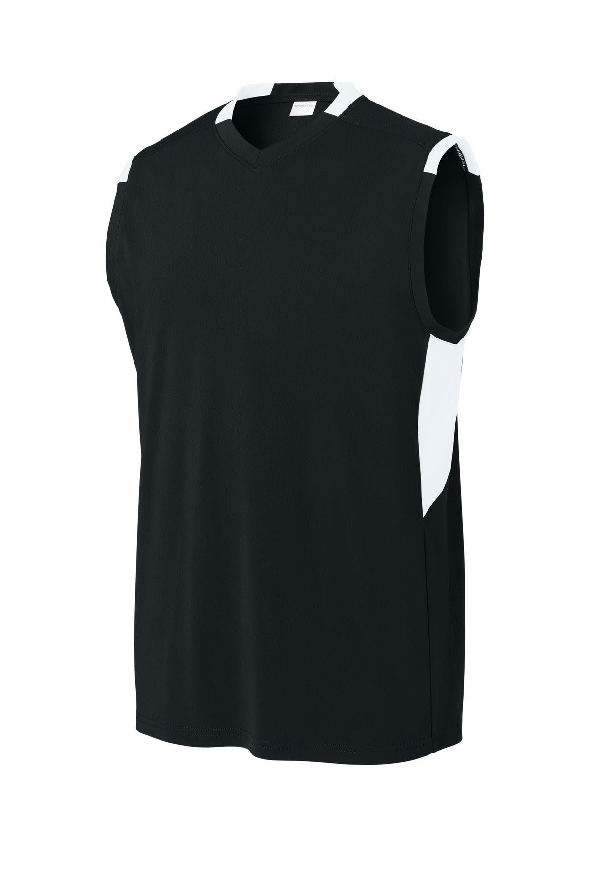 Sport-Tek® Club Sleeveless V-Neck ST441 - hero