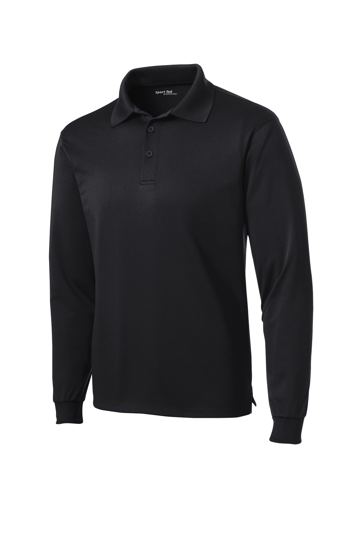 Sport-Tek® Long Sleeve Micropique Sport-Wick® Polo. ST657 - hero