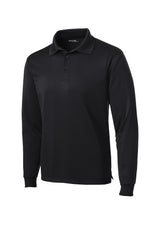 Sport-Tek® Long Sleeve Micropique Sport-Wick® Polo. ST657 - hero