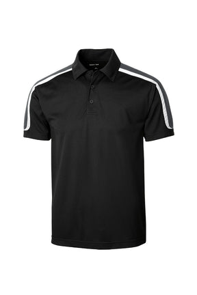 Sport-Tek® Tricolor Shoulder Micropique Sport-Wick® Polo. ST658 - hero