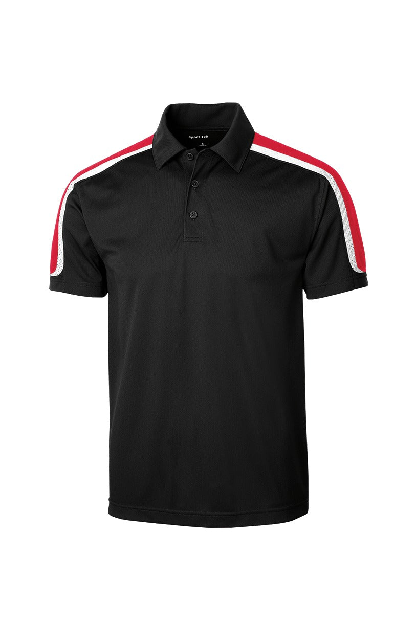 Sport-Tek® Tricolor Shoulder Micropique Sport-Wick® Polo. ST658