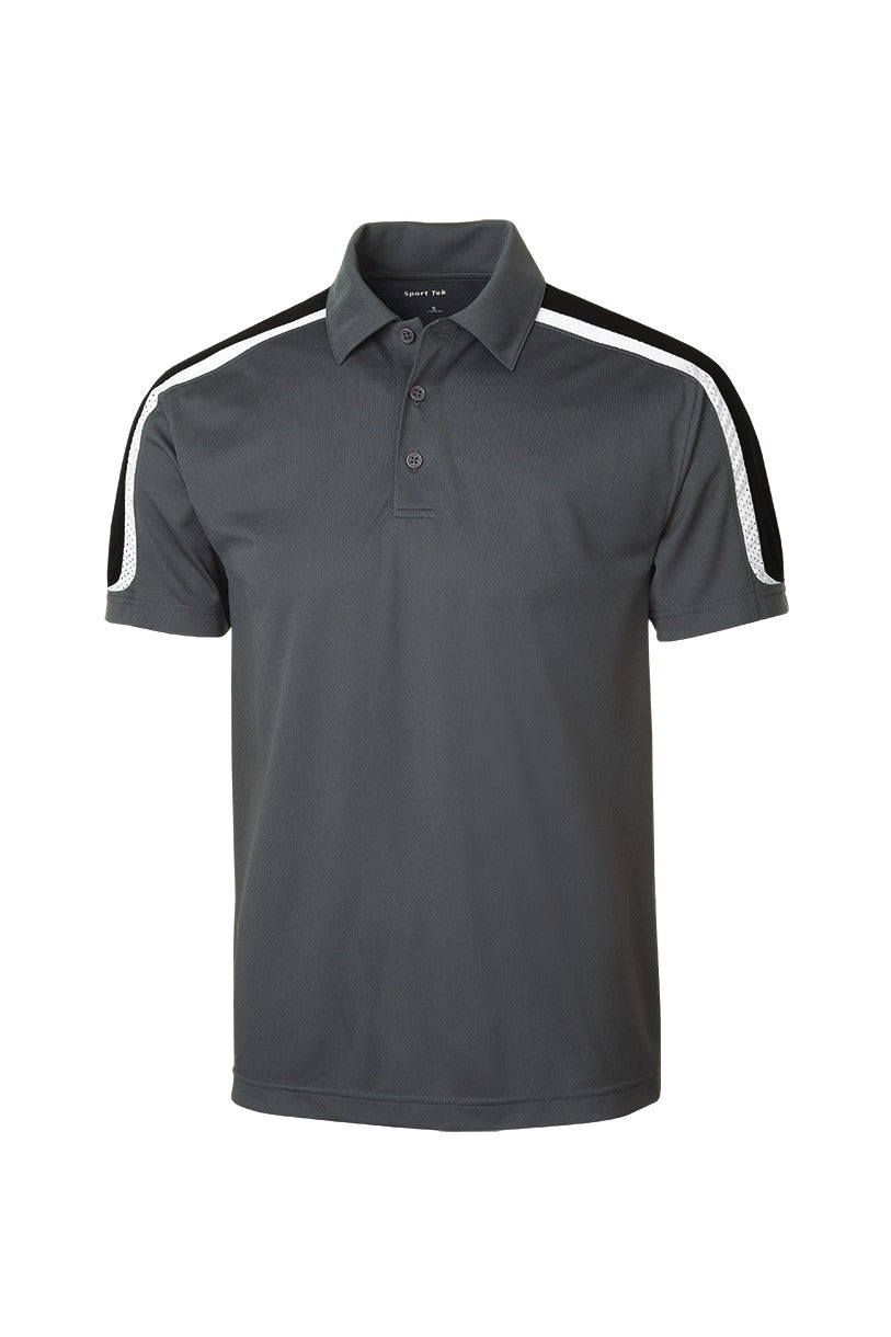 Sport-Tek® Tricolor Shoulder Micropique Sport-Wick® Polo. ST658