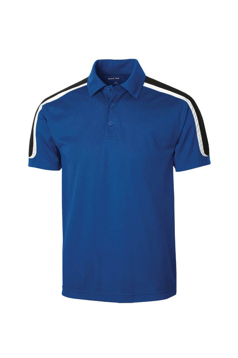 Sport-Tek® Tricolor Shoulder Micropique Sport-Wick® Polo. ST658
