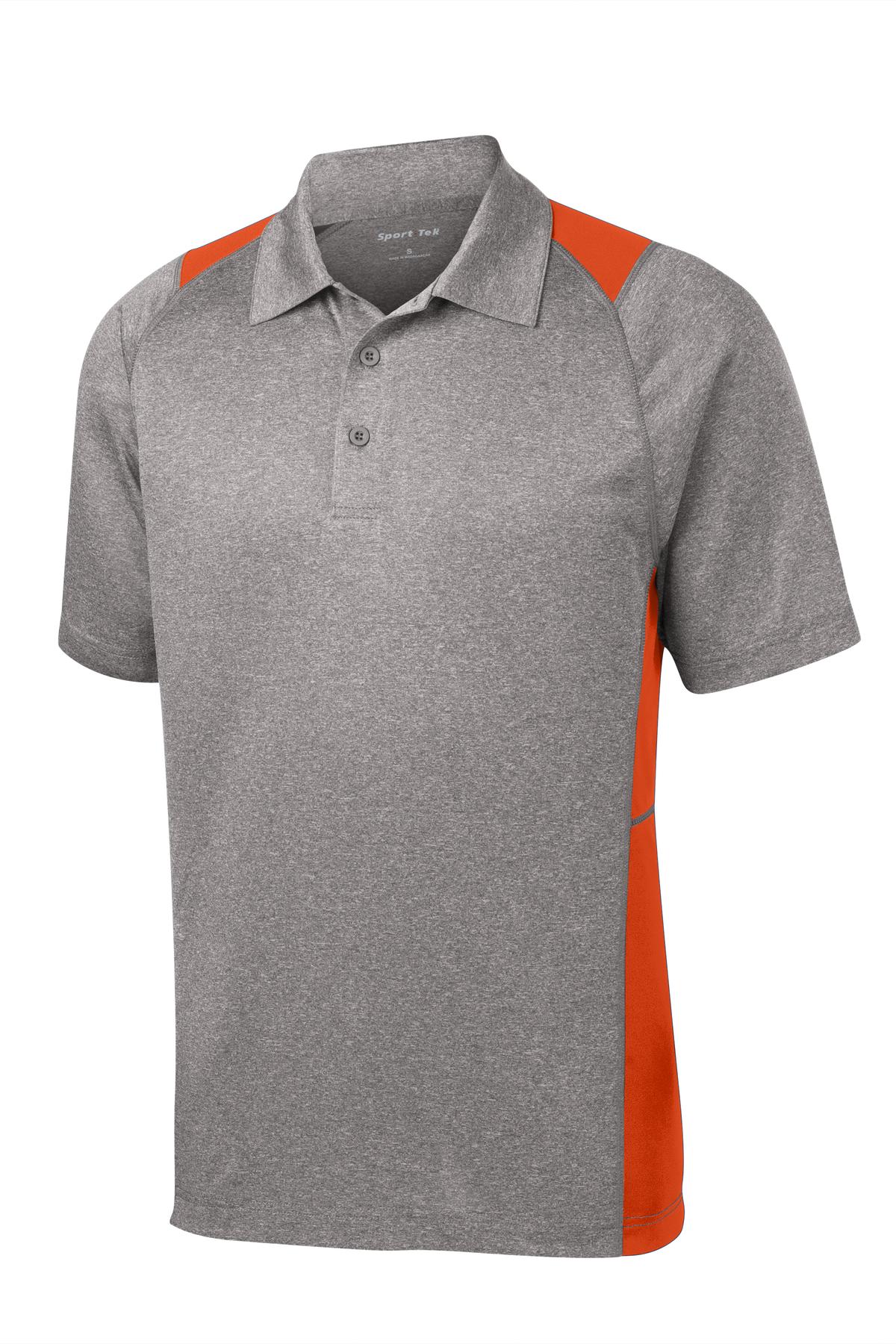 Sport-Tek® Heather Colorblock Contender Polo. ST665