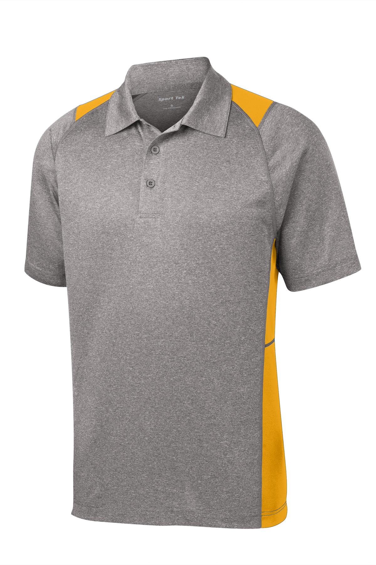 Sport-Tek® Heather Colorblock Contender Polo. ST665