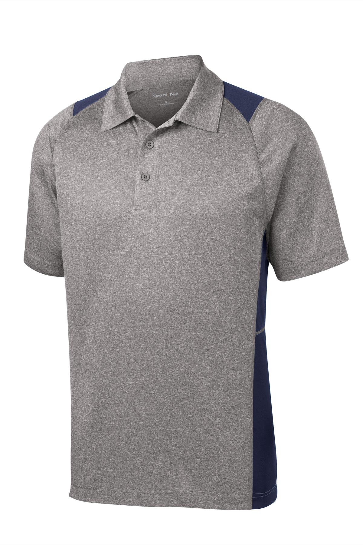 Sport-Tek® Heather Colorblock Contender Polo. ST665