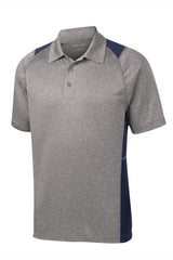 Sport-Tek® Heather Colorblock Contender Polo. ST665