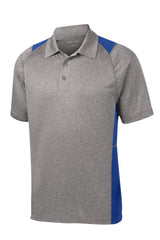 Sport-Tek® Heather Colorblock Contender Polo. ST665