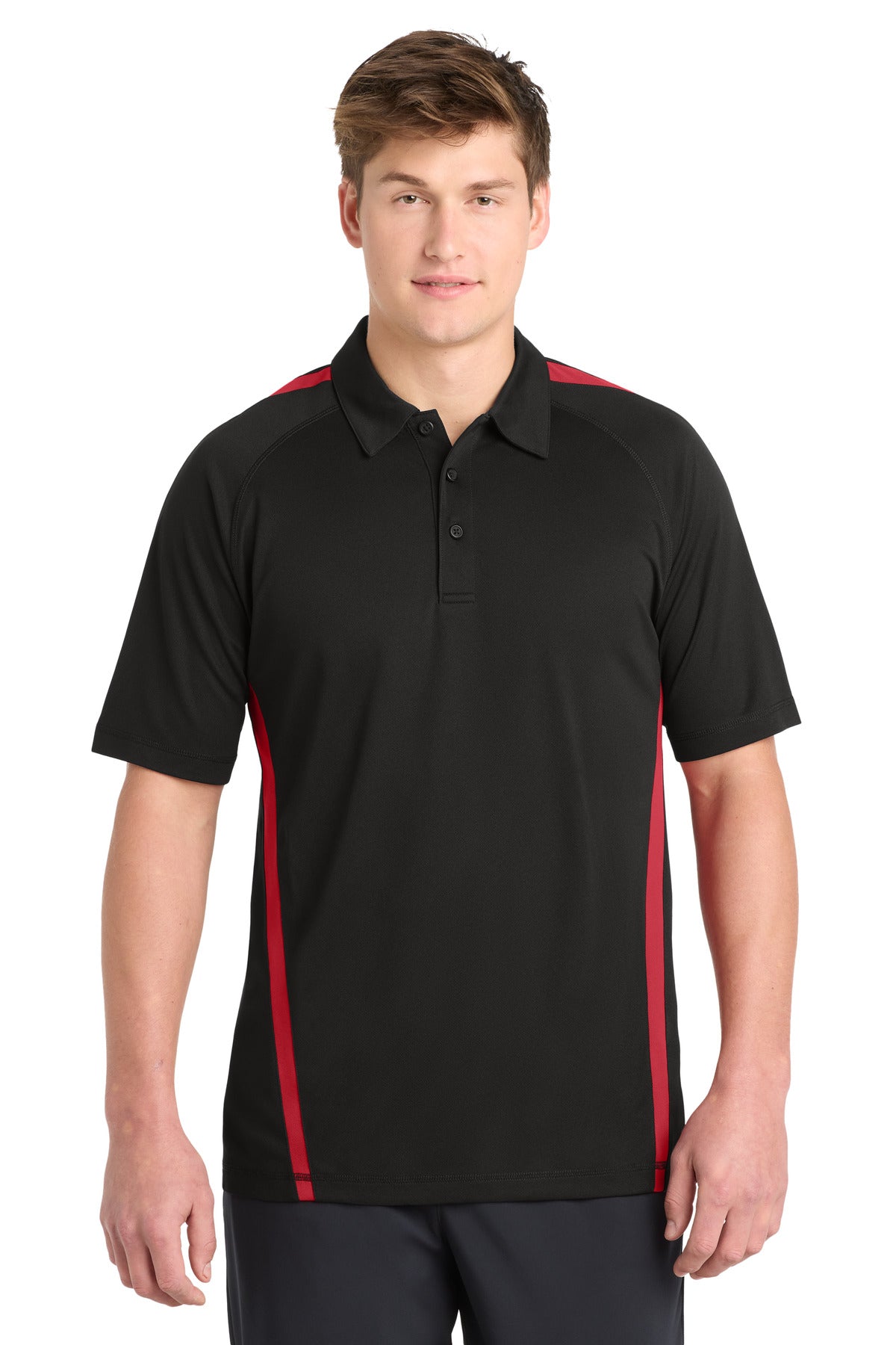 Sport-Tek® PosiCharge® Micro-Mesh Colorblock Polo. ST685 - hero