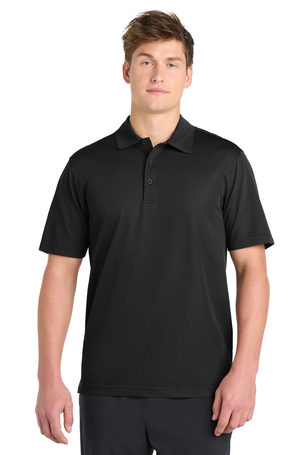 Sport-Tek® PosiCharge® Active Textured Polo. ST690 - hero