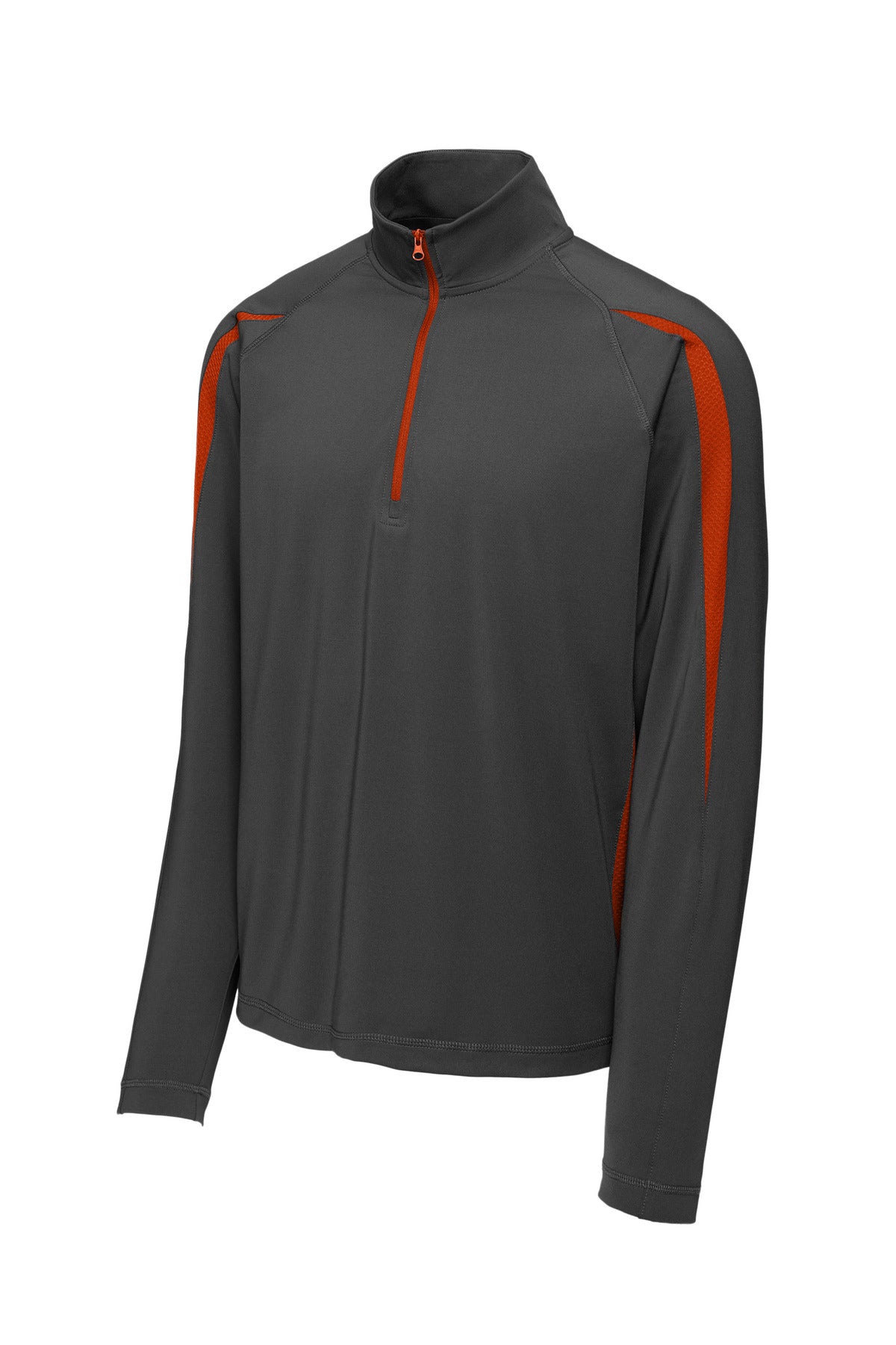 Sport-Tek® Sport-Wick® Stretch 1/4-Zip Colorblock Pullover. ST851