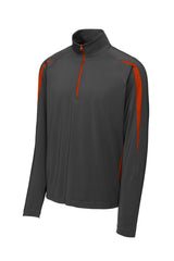 Sport-Tek® Sport-Wick® Stretch 1/4-Zip Colorblock Pullover. ST851