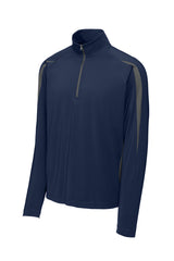 Sport-Tek® Sport-Wick® Stretch 1/4-Zip Colorblock Pullover. ST851