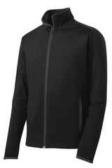 Sport-Tek® Sport-Wick® Stretch Contrast Full-Zip Jacket. ST853 - hero
