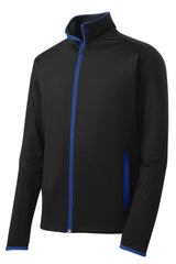 Sport-Tek® Sport-Wick® Stretch Contrast Full-Zip Jacket. ST853
