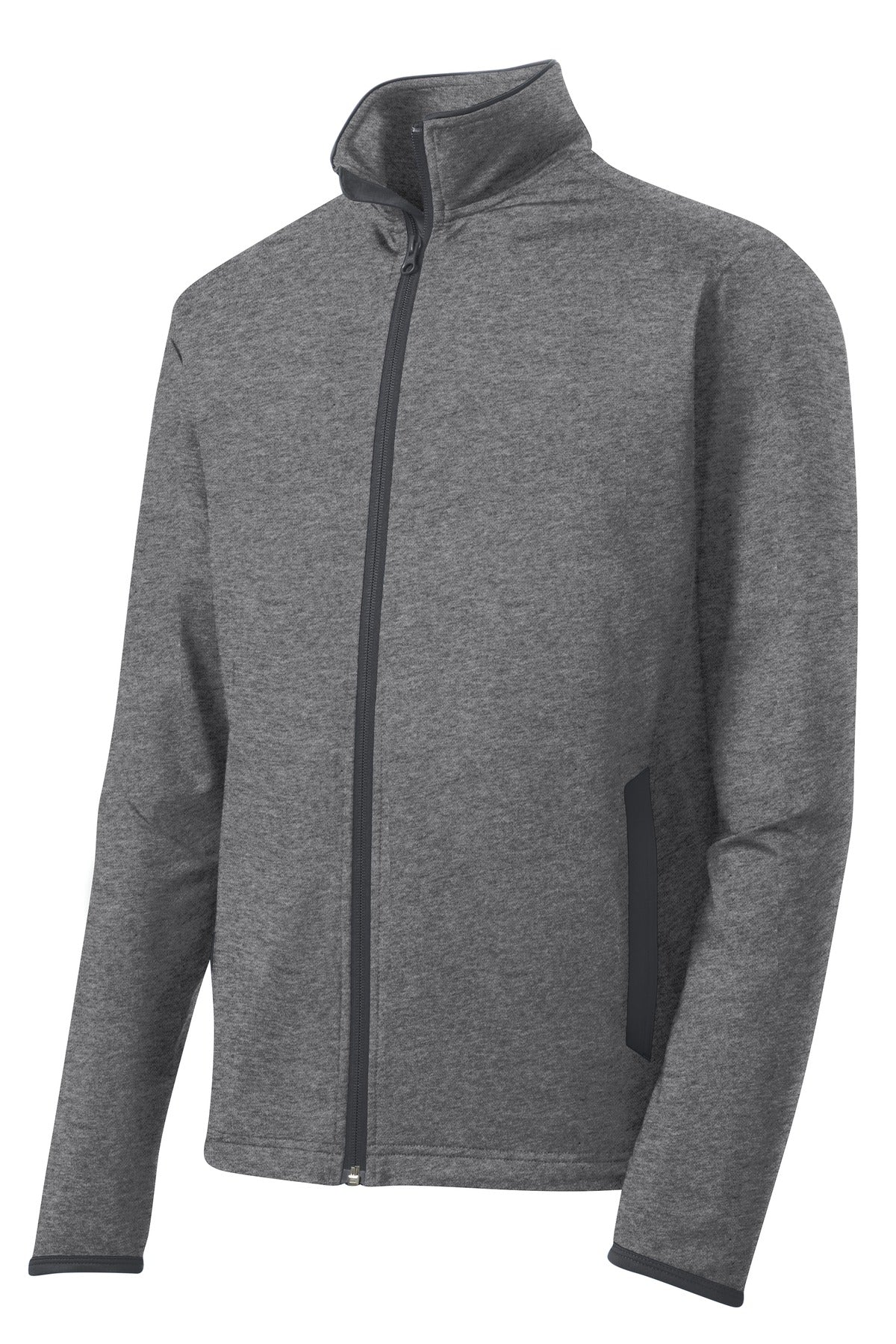 Sport-Tek® Sport-Wick® Stretch Contrast Full-Zip Jacket. ST853