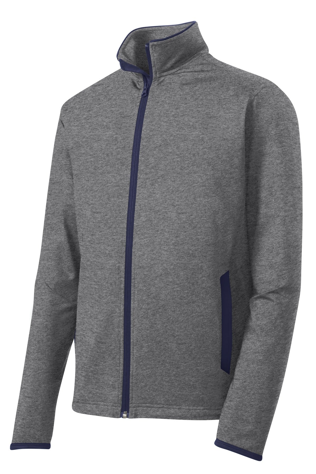 Sport-Tek® Sport-Wick® Stretch Contrast Full-Zip Jacket. ST853