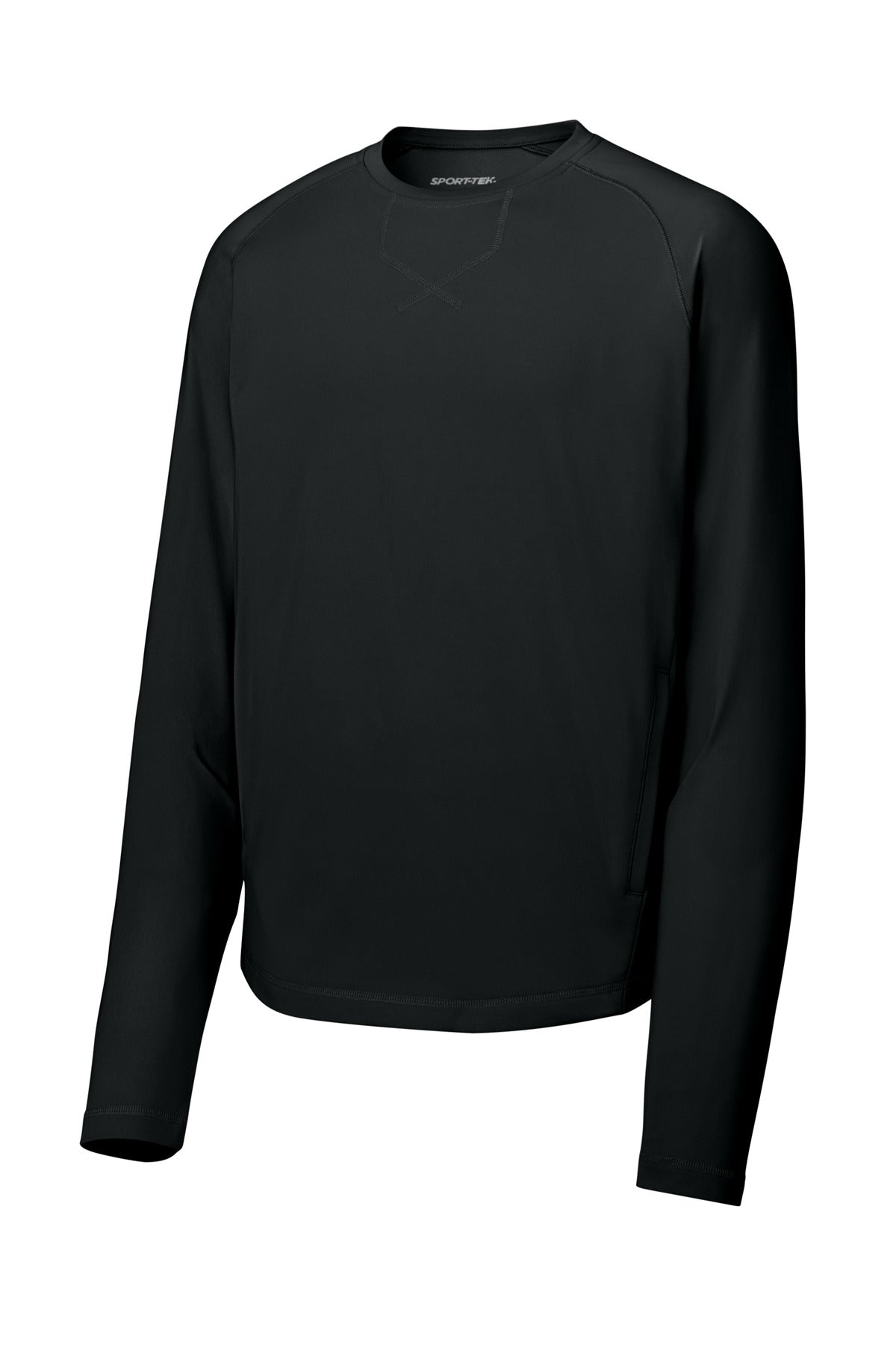 Sport-Tek® Sport-Wick® Stretch Pocketed Crewneck ST859 - hero