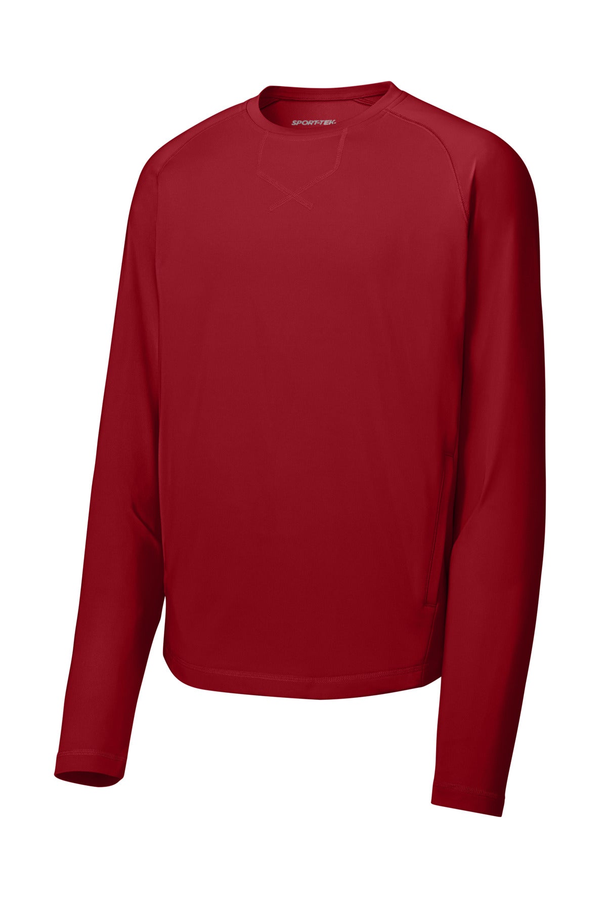 Sport-Tek® Sport-Wick® Stretch Pocketed Crewneck ST859