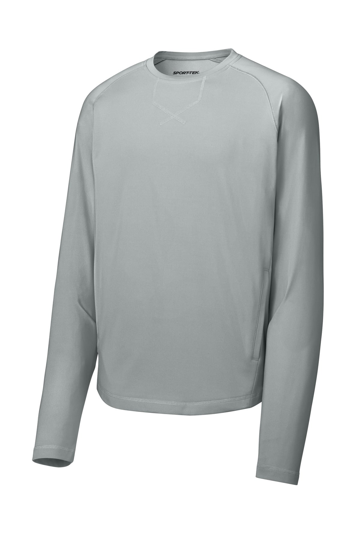 Sport-Tek® Sport-Wick® Stretch Pocketed Crewneck ST859