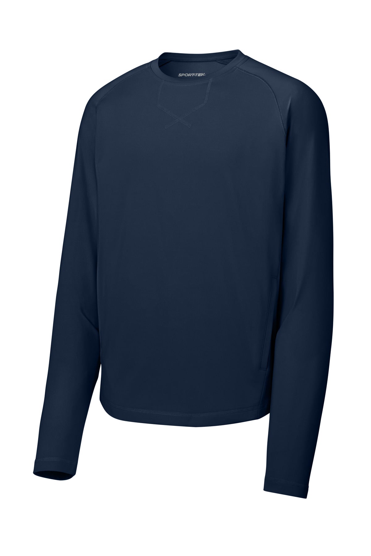 Sport-Tek® Sport-Wick® Stretch Pocketed Crewneck ST859