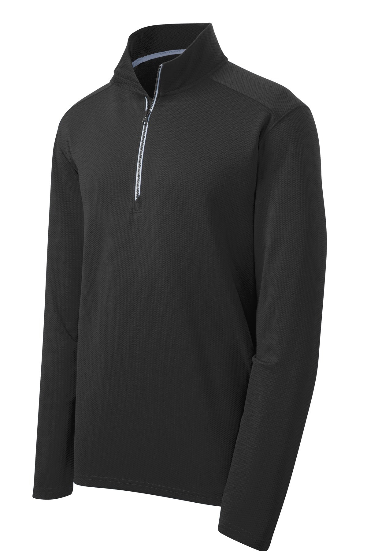 Sport-Tek® Sport-Wick® Textured 1/4-Zip Pullover. ST860 - hero