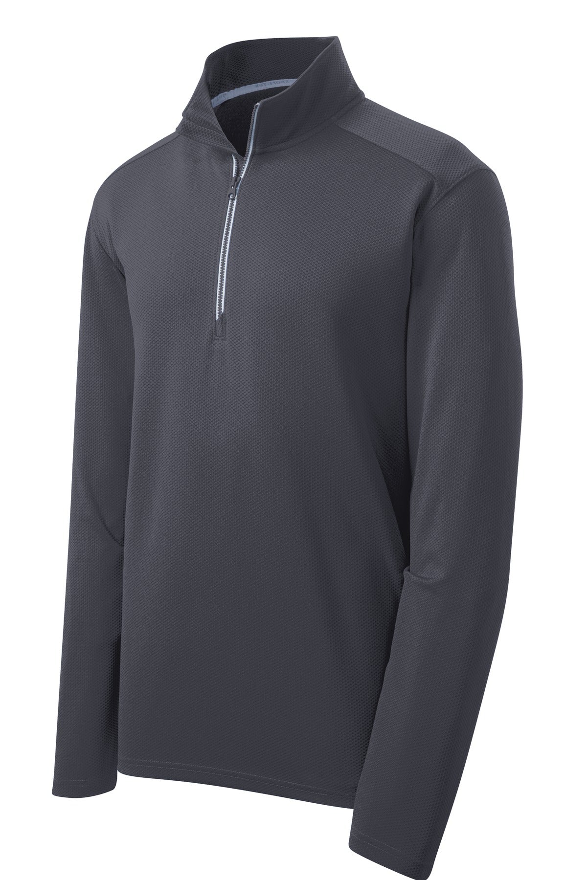 Sport-Tek® Sport-Wick® Textured 1/4-Zip Pullover. ST860