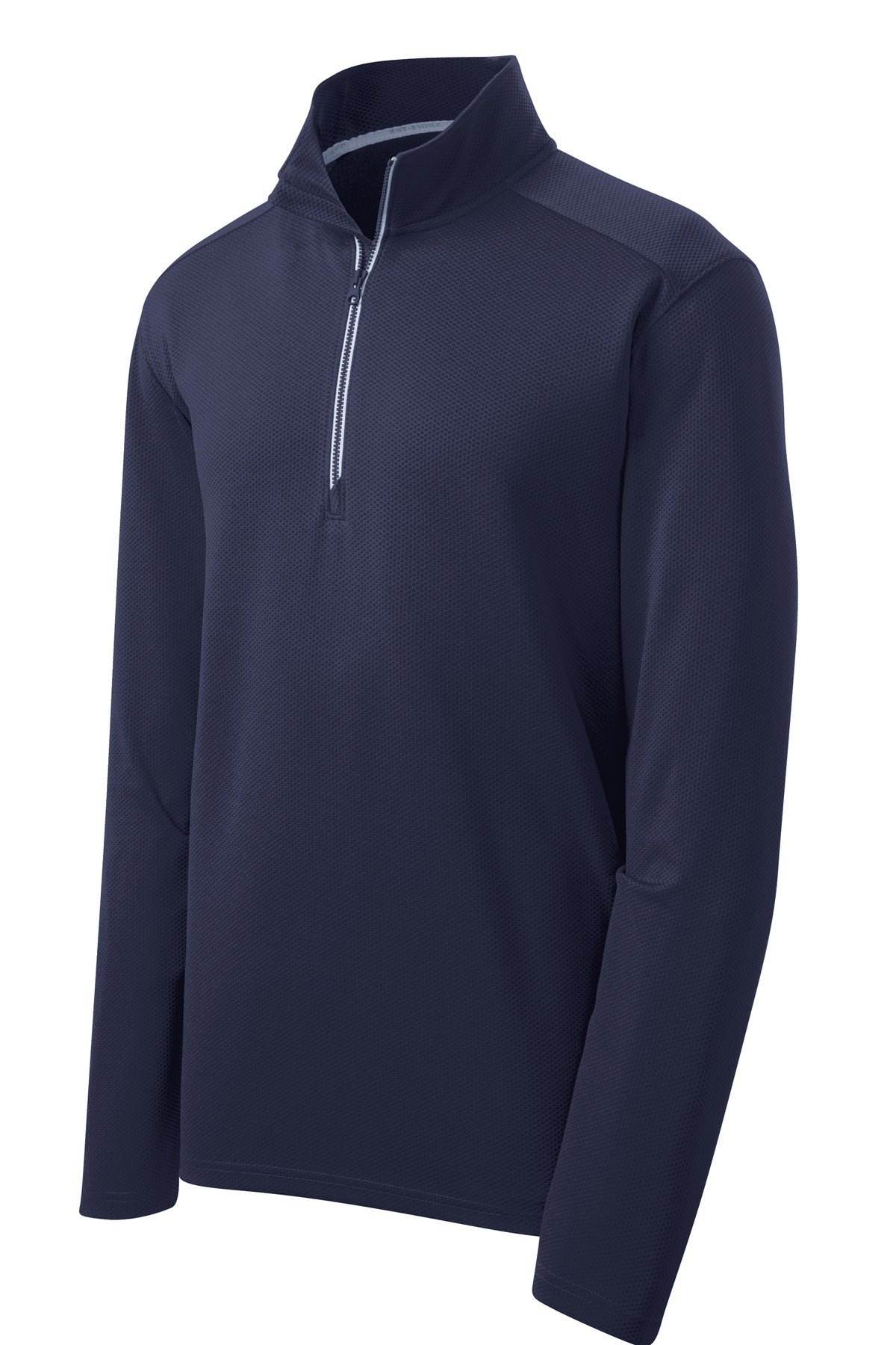 Sport-Tek® Sport-Wick® Textured 1/4-Zip Pullover. ST860