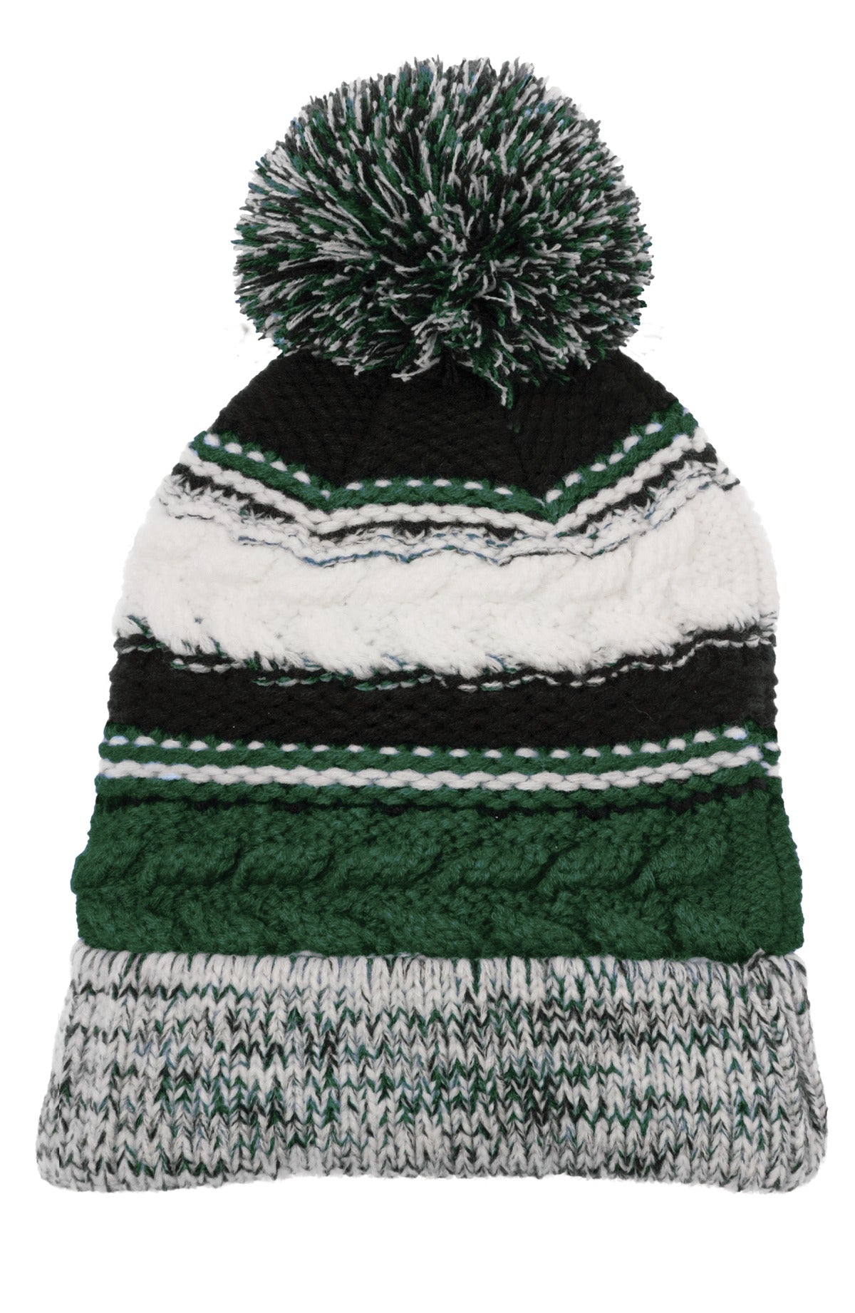 Sport-Tek® Pom Pom Team Beanie. STC21 - hero