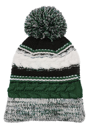 Sport-Tek® Pom Pom Team Beanie. STC21 - hero