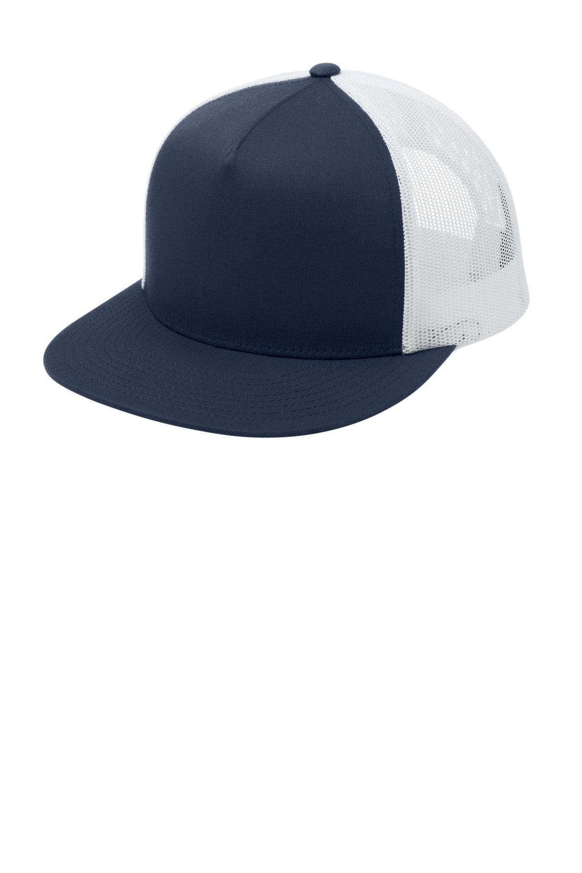 Sport-Tek® YP Classics ® 5-Panel Classic Trucker Mesh Back Cap. STC38
