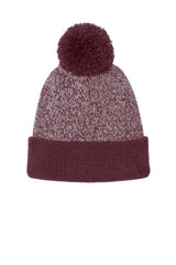 Sport-Tek® Halftime Heather Pom Beanie STC68