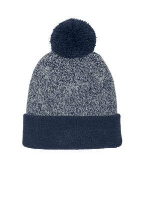 Sport-Tek® Halftime Heather Pom Beanie STC68 - hero