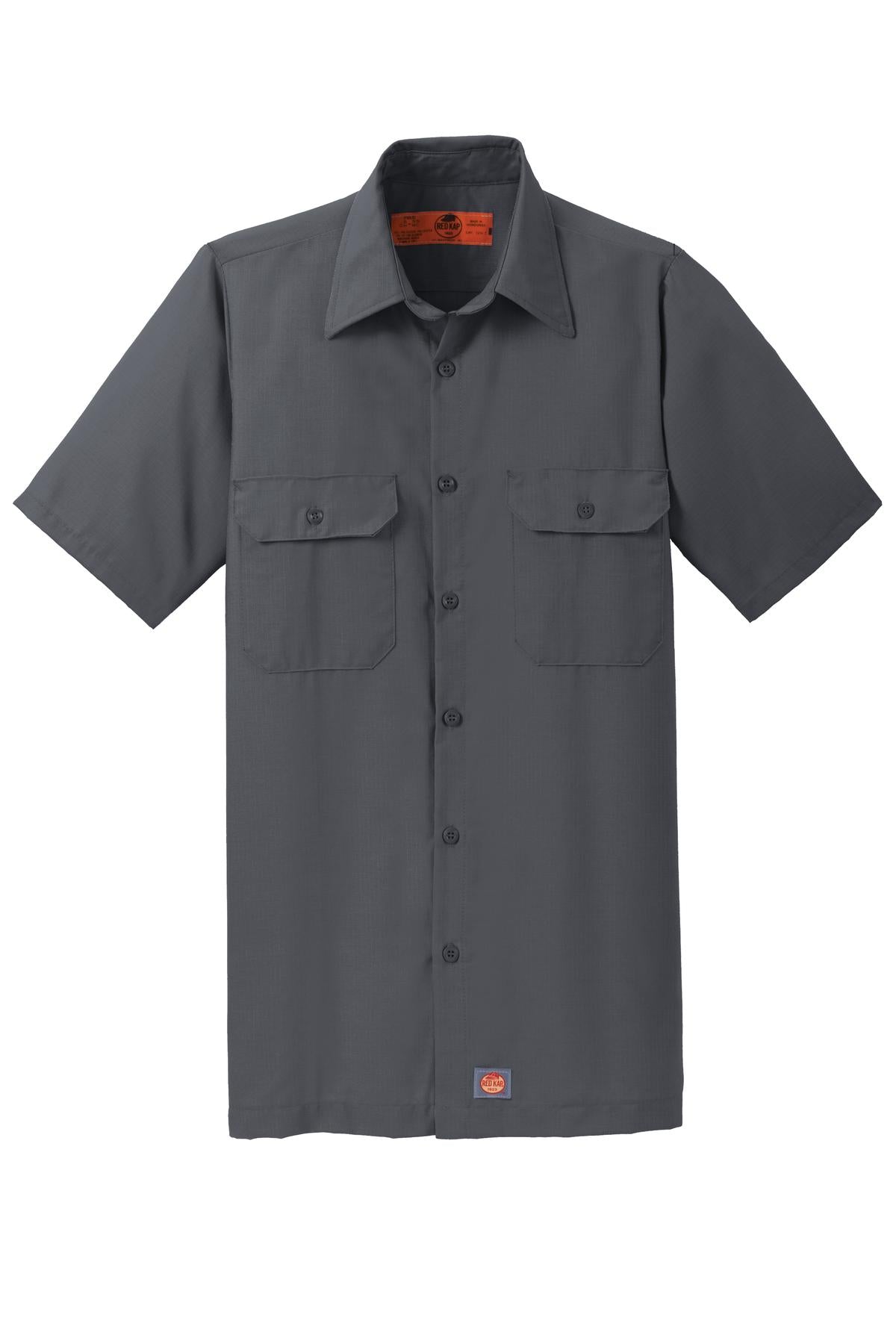 Red Kap® Short Sleeve Solid Ripstop Shirt. SY60