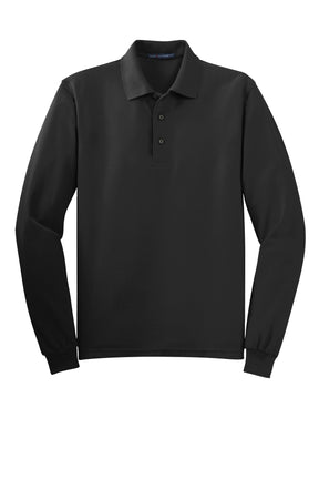 Port Authority® Tall Silk Touch Long Sleeve Polo. TLK500LS - hero
