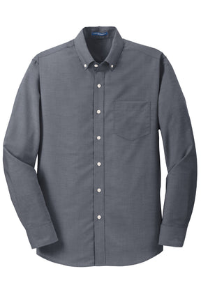 Port Authority® Tall SuperPro Oxford Shirt. TS658 - hero