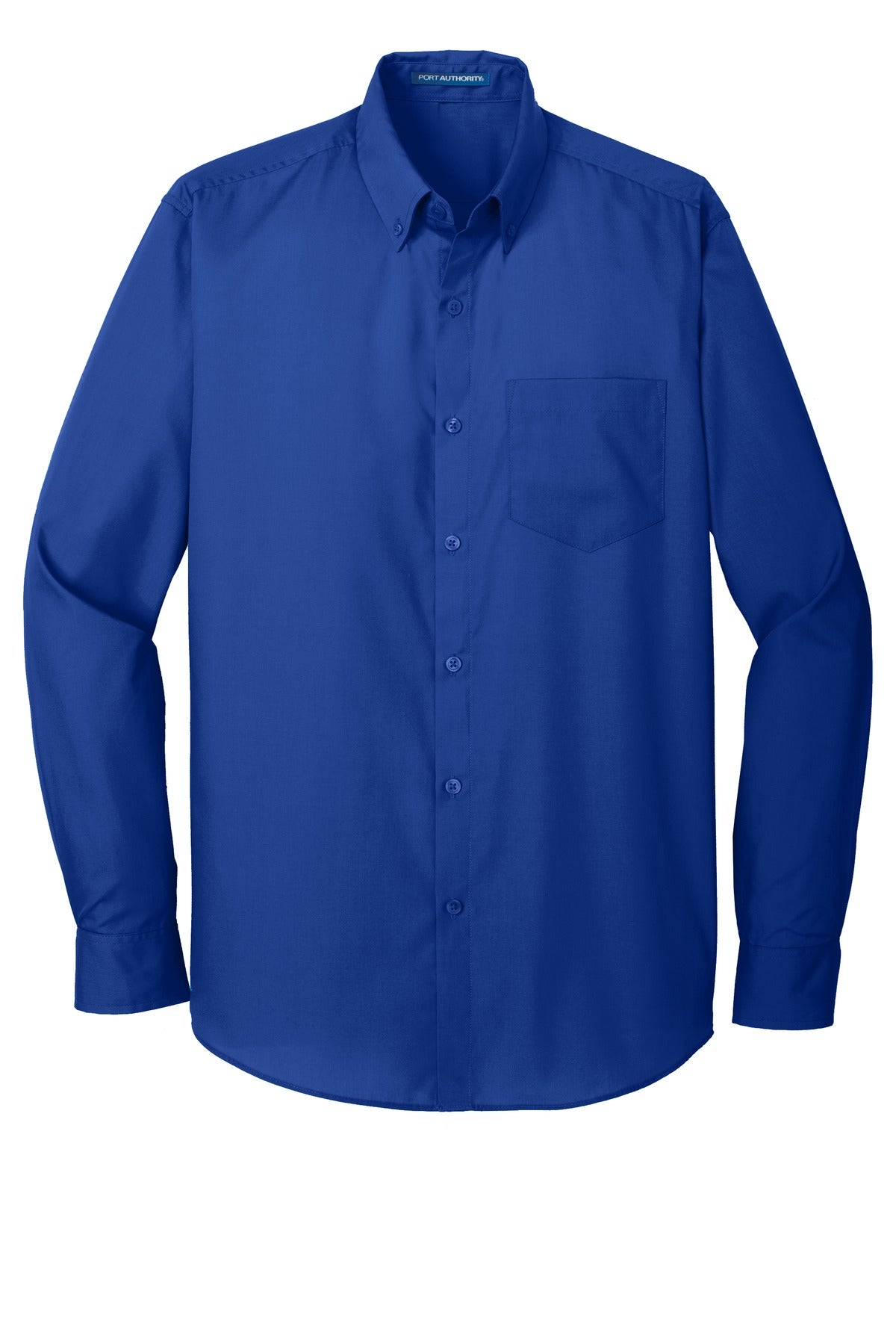 Port Authority® Tall Long Sleeve Carefree Poplin Shirt. TW100