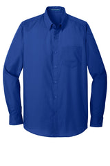 Port Authority® Tall Long Sleeve Carefree Poplin Shirt. TW100