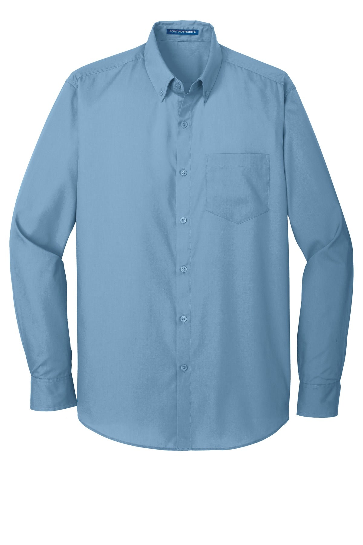 Port Authority® Long Sleeve Carefree Poplin Shirt. W100