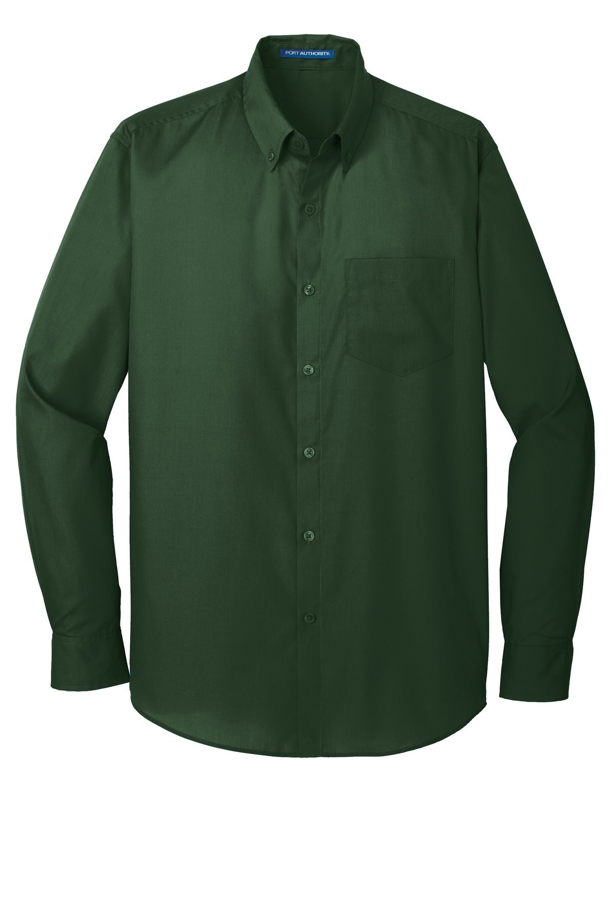 Port Authority® Long Sleeve Carefree Poplin Shirt. W100