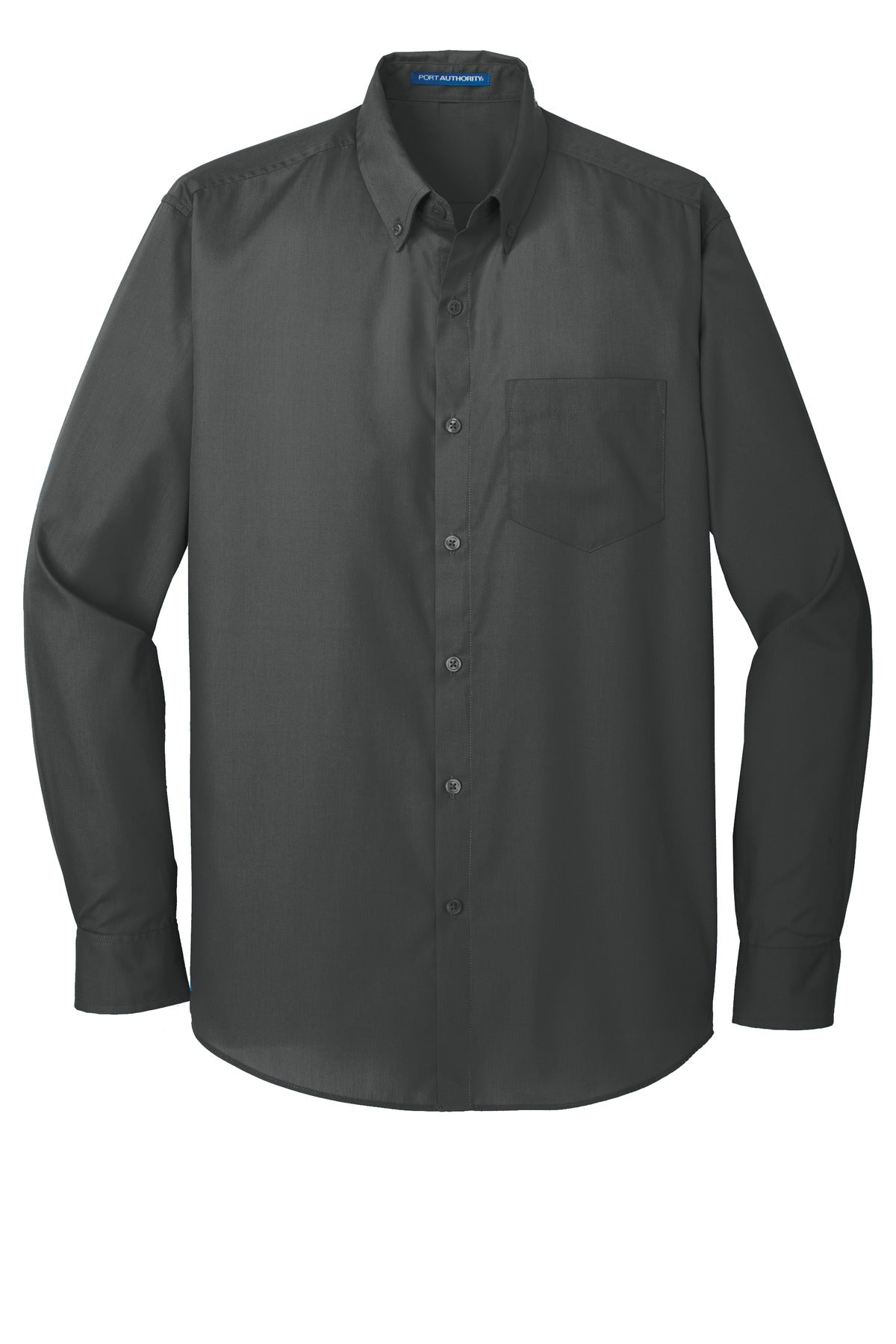 Port Authority® Long Sleeve Carefree Poplin Shirt. W100