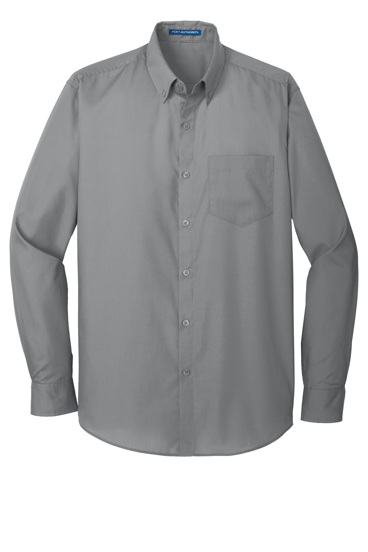 Port Authority® Long Sleeve Carefree Poplin Shirt. W100