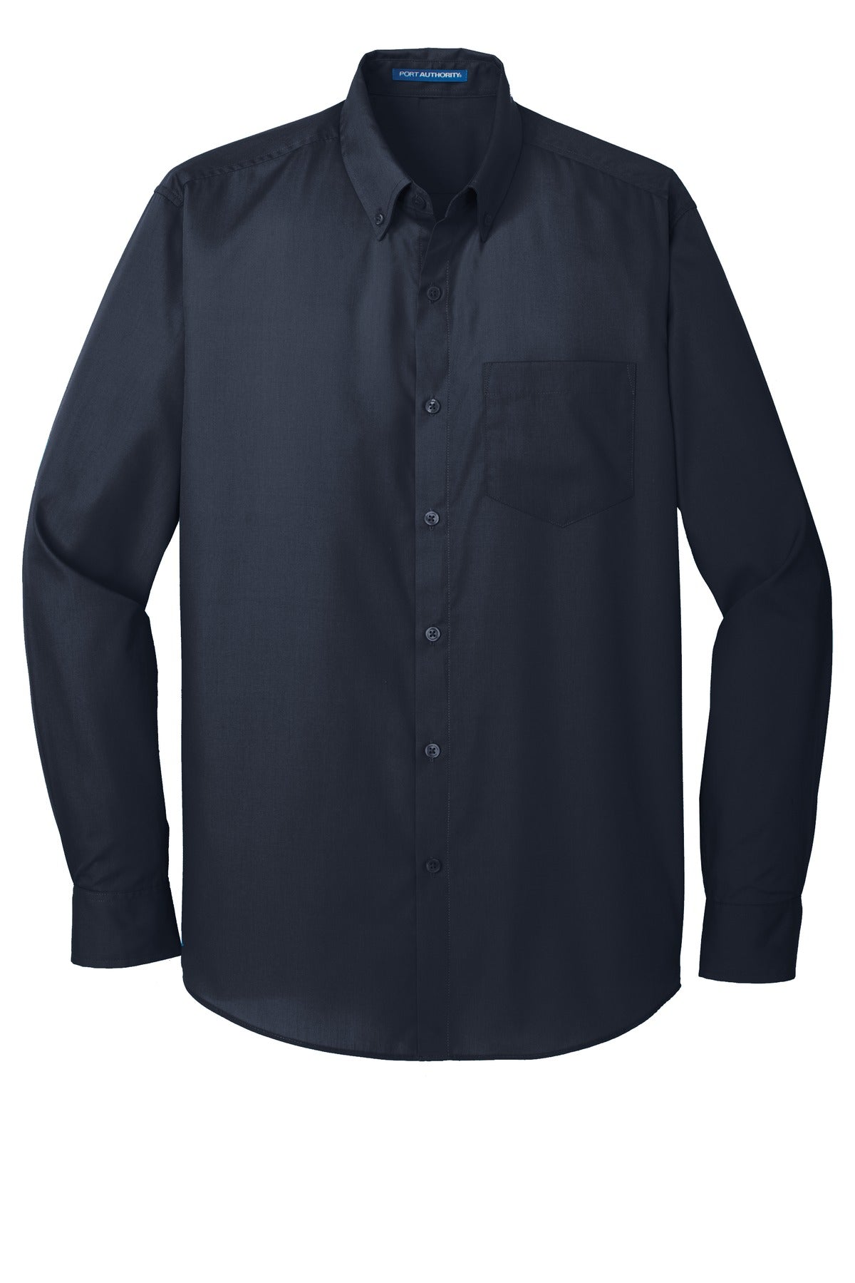 Port Authority® Long Sleeve Carefree Poplin Shirt. W100