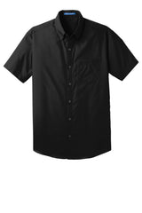 Port Authority® Short Sleeve Carefree Poplin Shirt. W101 - hero