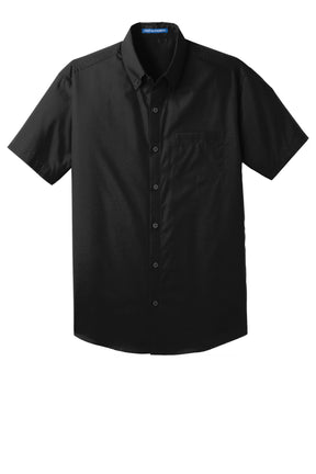 Port Authority® Short Sleeve Carefree Poplin Shirt. W101 - hero